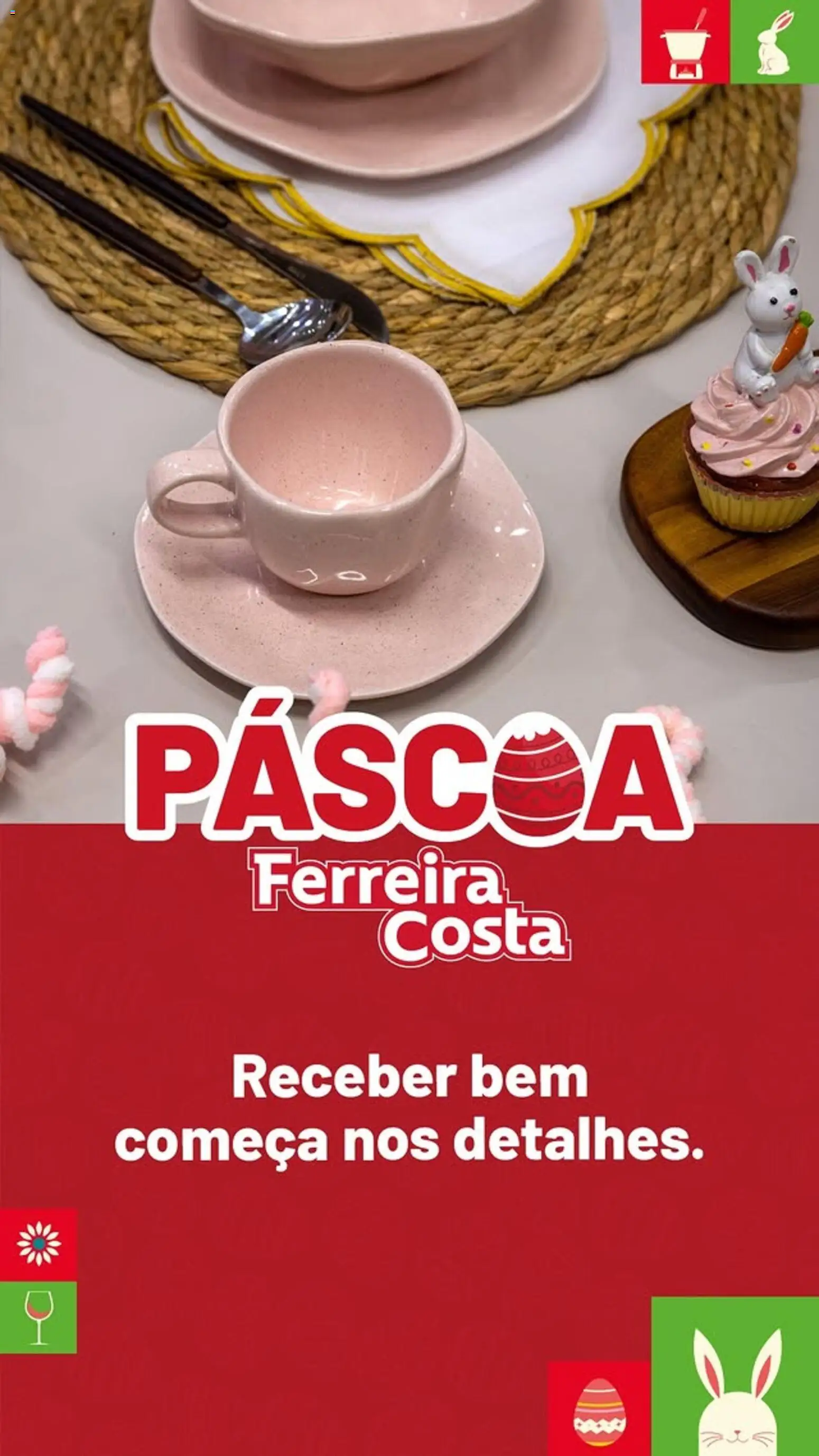 Pré-Visualização do folheto "Ferreira Costa - Ofertas atuais" da loja Ferreira Costa válido a partir de 22/03/2026