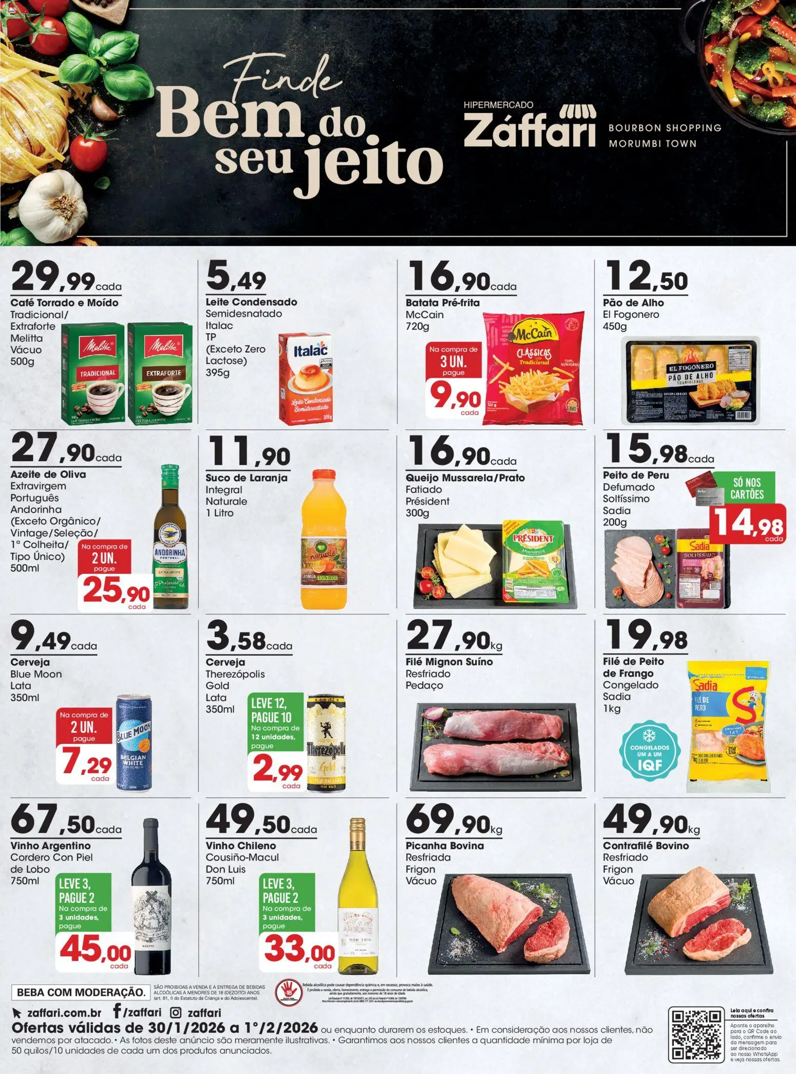 Pré-Visualização do folheto "Ofertas Final de Semana - SP" da loja Zaffari válido a partir de 30/01/2026
