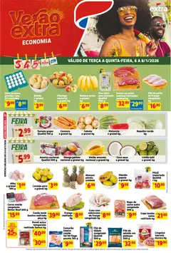 Pré-Visualização do folheto "Ofertas de Mercado Terça e Quinta" da loja Extra válido a partir de 06/01/2026