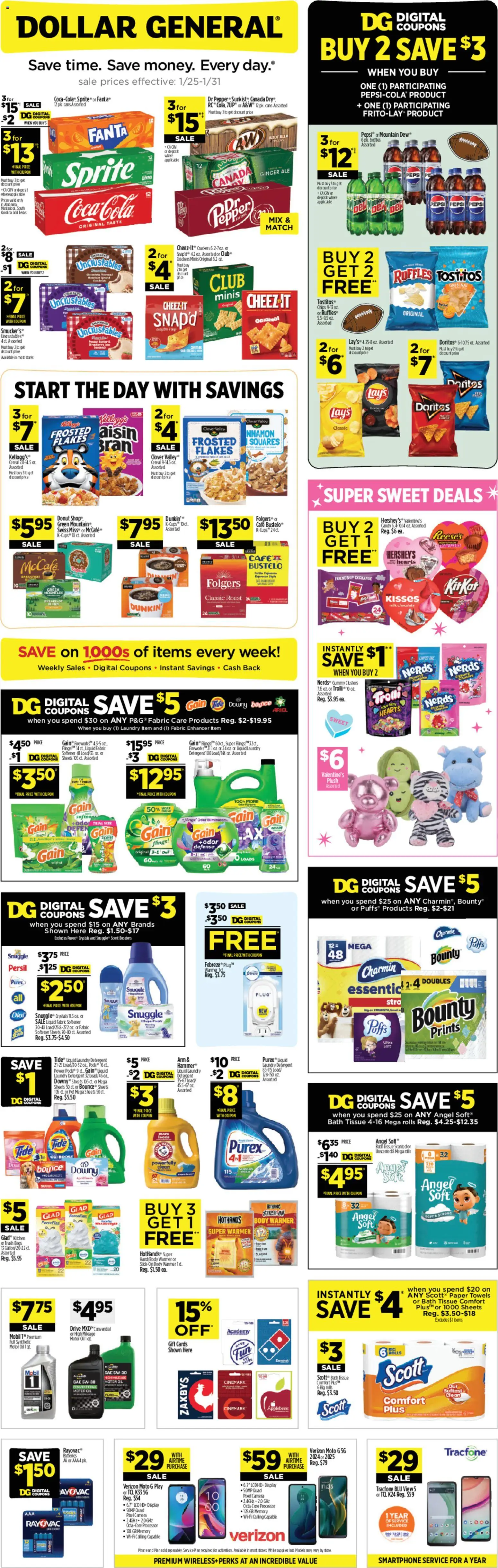 Ad Preview of Dollar General Weekly Ad from 01/25/2026
