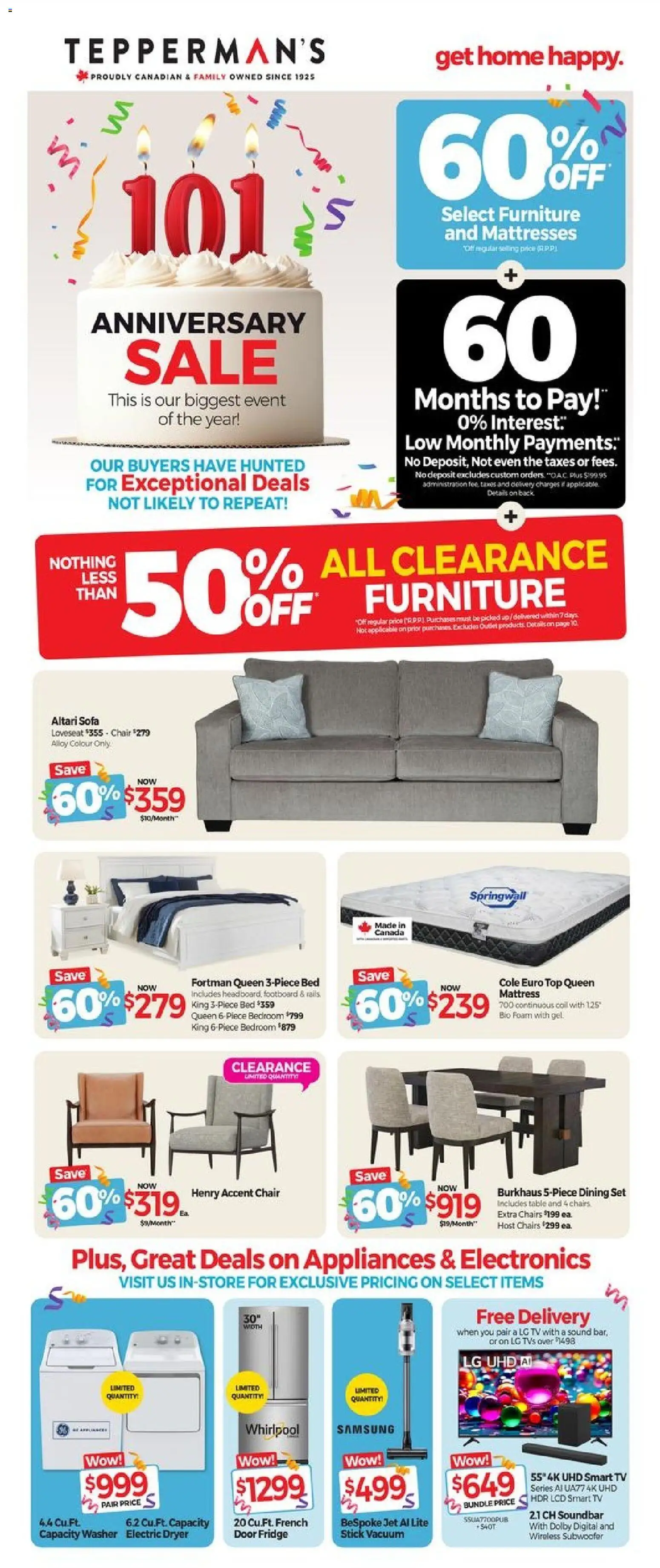 Preview of leaflet Tepperman's weekly flyer / circulaire from shop Tepperman's is valid from Mar 13, 2026