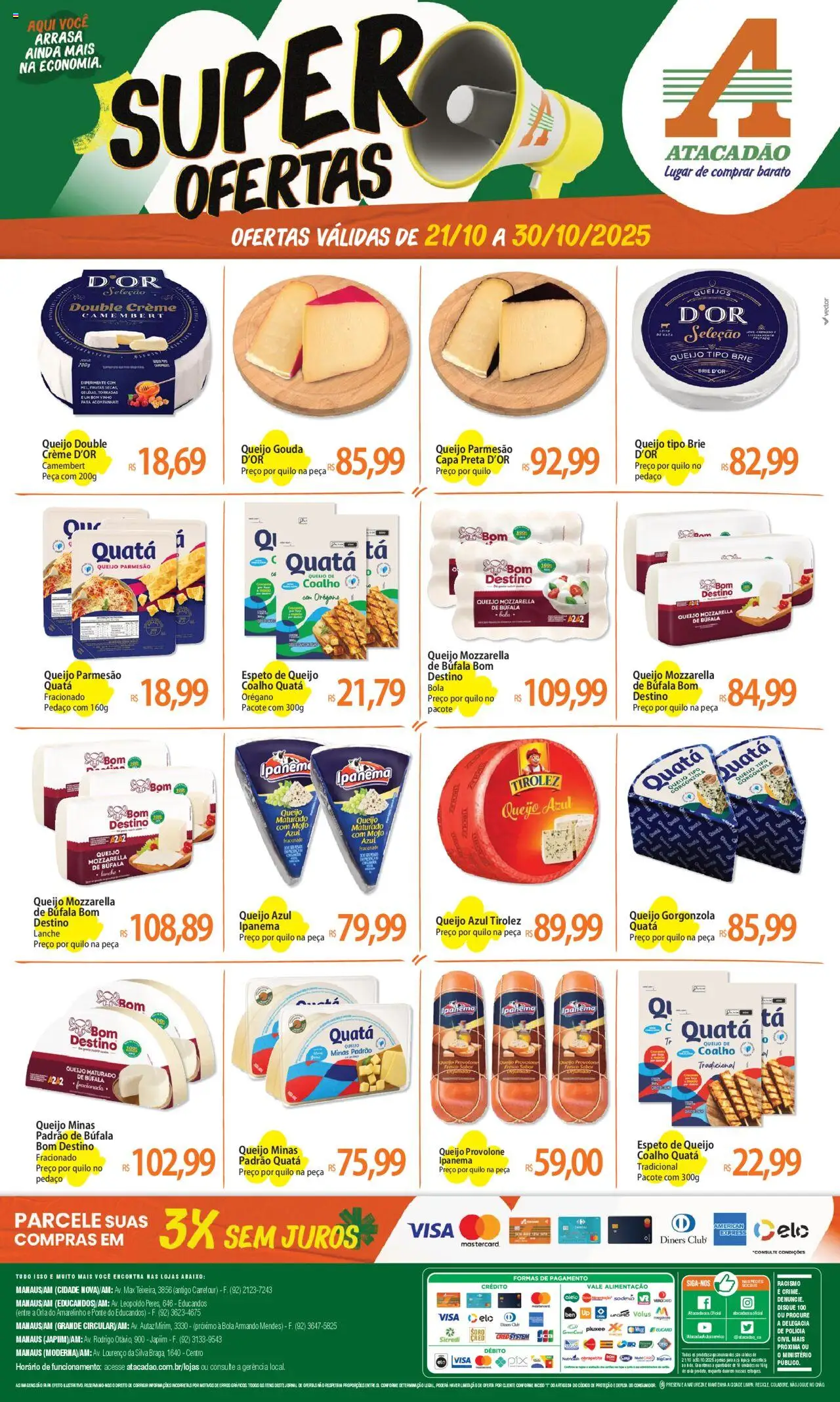 Atacadão folheto "Ofertas - AM" válido a partir de 21/10/2025 - número de página 1
