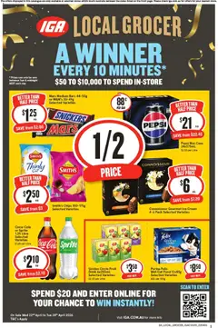 Preview of catalogue IGA Local Grocer SA from shop IGA valid 22/04/2026