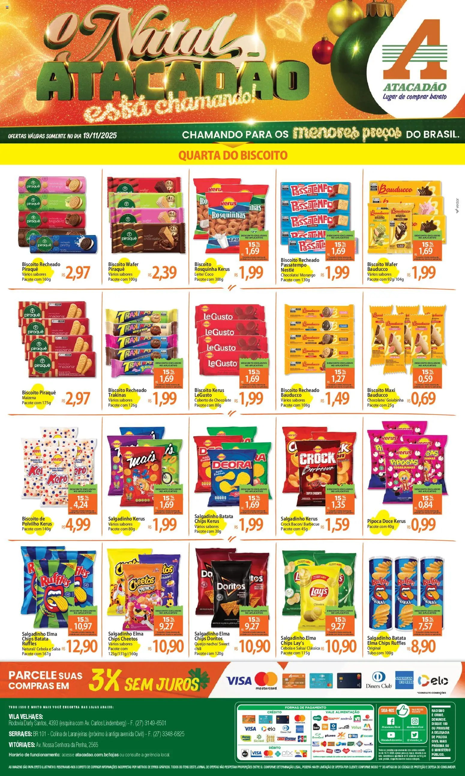 Pré-Visualização do folheto "Ofertas - ES" da loja Atacadão válido a partir de 19/11/2025