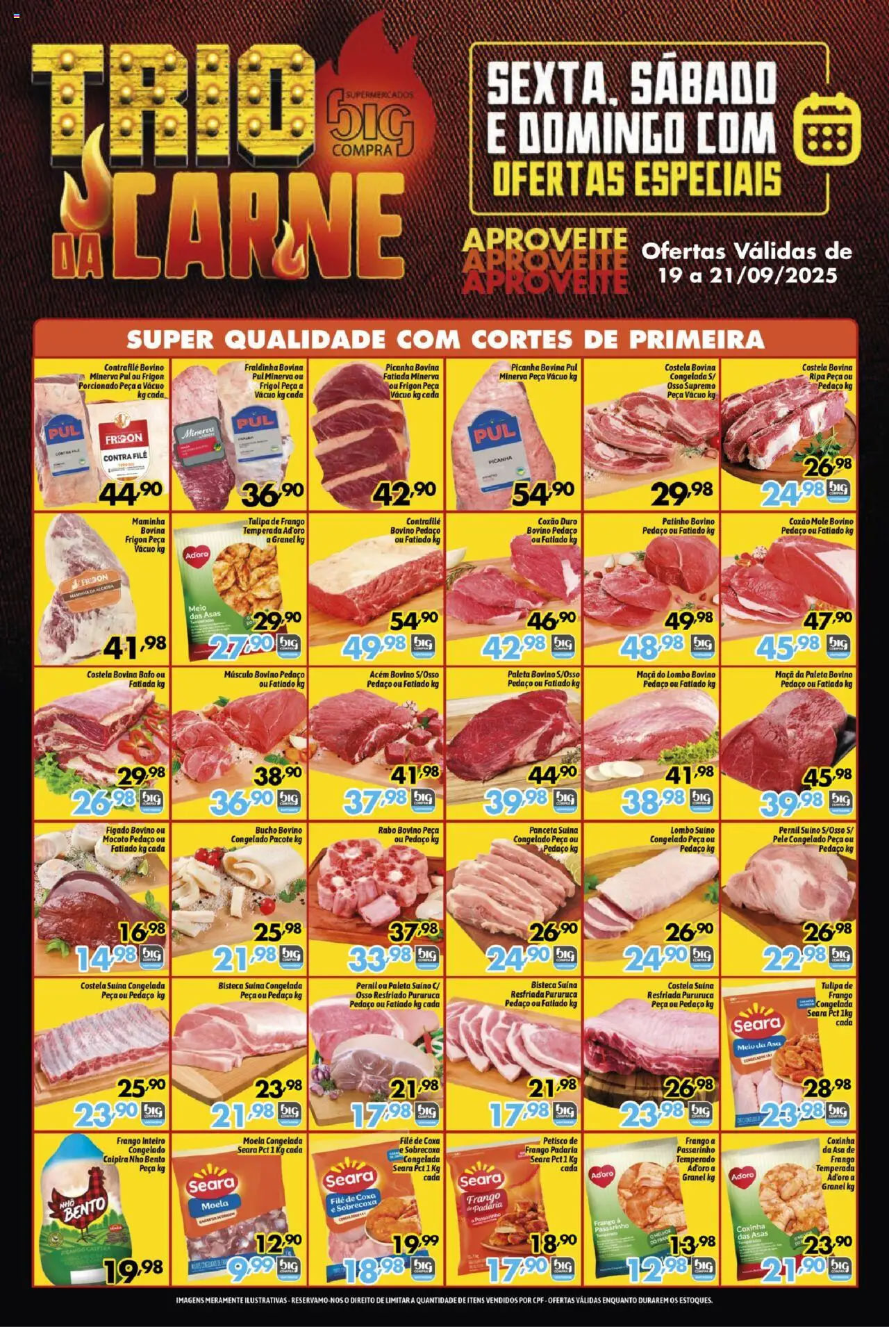 Big Compra folheto "Ofertas Trio da carne" válido a partir de 19/09/2025 - número de página 1
