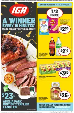 Preview of catalogue IGA catalogue NT/WA from shop IGA valid 22/04/2026