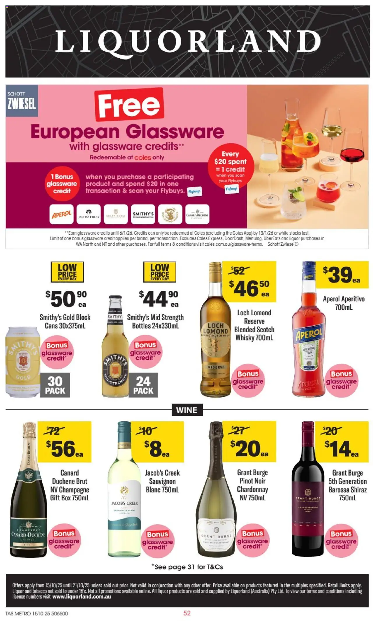 Liquorland catalogue valid from 15/10/2025 - page 1