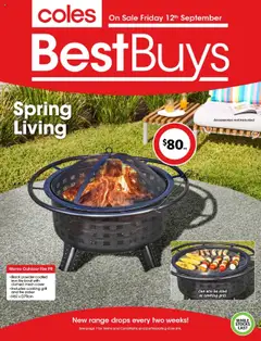 Preview of catalogue BestBuys - Spring Living from shop Coles valid 12/09/2025