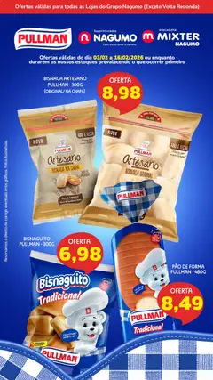 Pré-Visualização do folheto "Ofertas Pullman" da loja Nagumo válido a partir de 03/02/2026