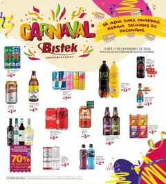 Pré-Visualização do folheto "Ofertas Carnaval Bistek " da loja Bistek Supermercados válido a partir de 11/02/2026