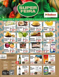 Pré-Visualização do folheto "Ofertas da semana" da loja Supermercado Dalben válido a partir de 16/02/2026