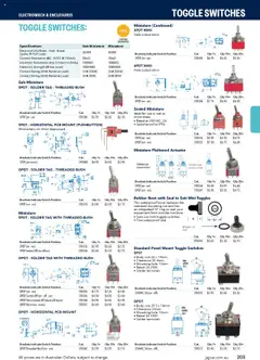 Preview of catalogue Engineering & Scientific Catalogue 2025/2026 from shop Jaycar valid 09/07/2025 | Page: 203