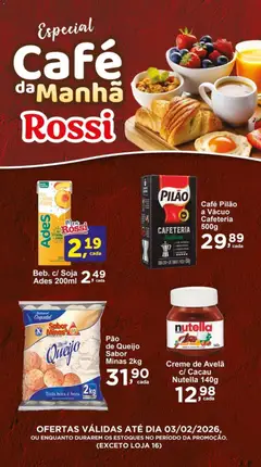 Pré-Visualização do folheto "Ofertas Especial Cafés" da loja Rossi Supermercados válido a partir de 29/01/2026