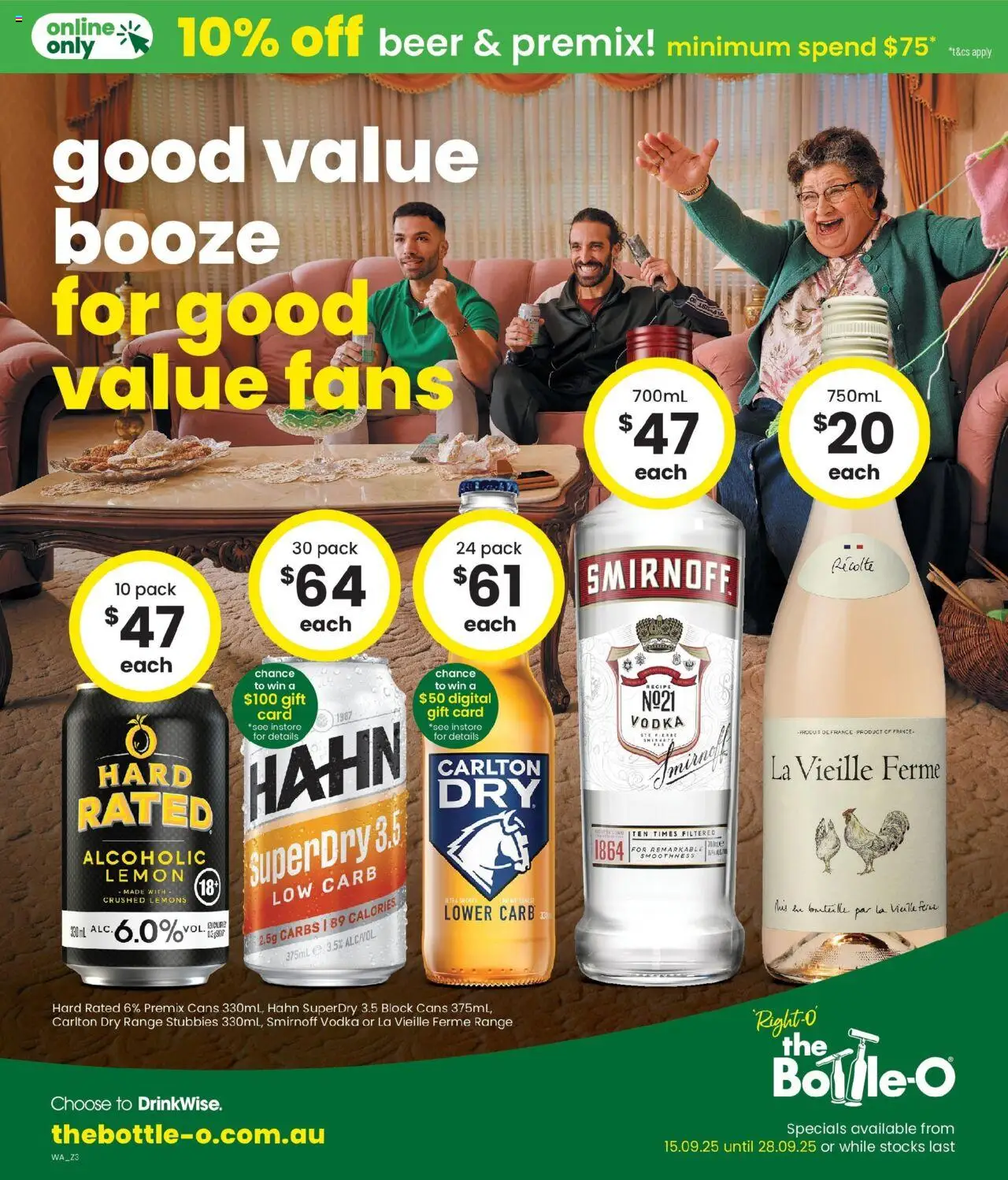 The Bottle-O catalogue valid from 14/09/2025 - page 1