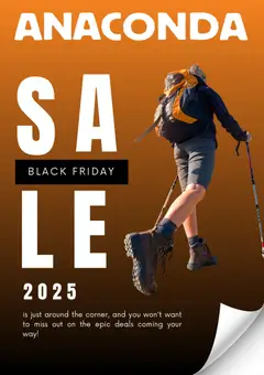 Preview of catalogue Black Friday Notice from shop Anaconda valid 24/10/2025