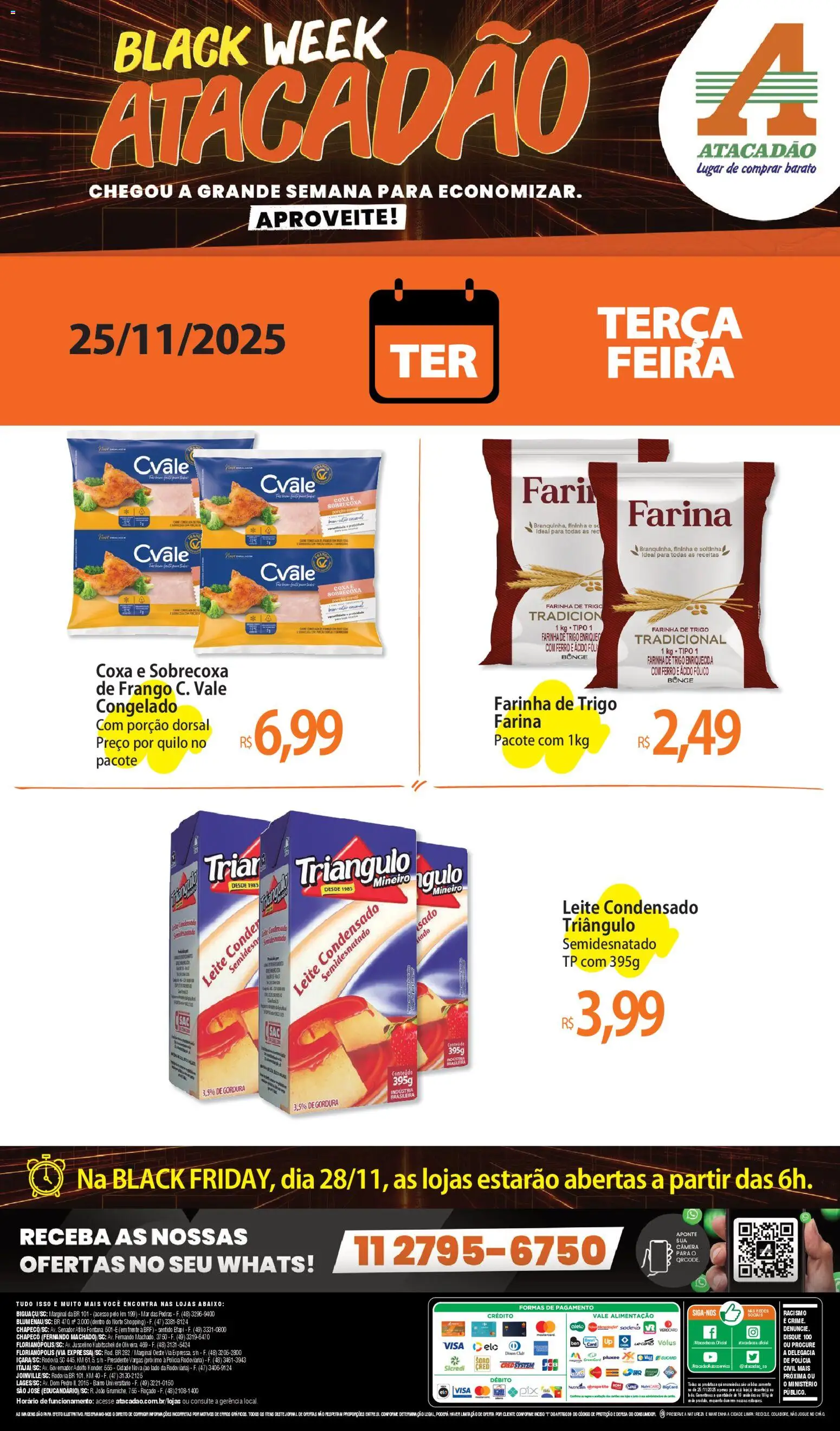 Pré-Visualização do folheto "Ofertas - SC" da loja Atacadão válido a partir de 25/11/2025