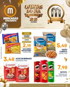 Pré-Visualização do folheto "Ofertas do Dia" da loja Mercadão Atacadista válido a partir de 22/10/2025