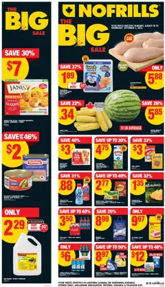 Un aperçu du dépliant Weekly Flyer - AB du magasin No Frills est valide à partir 28 août 2025