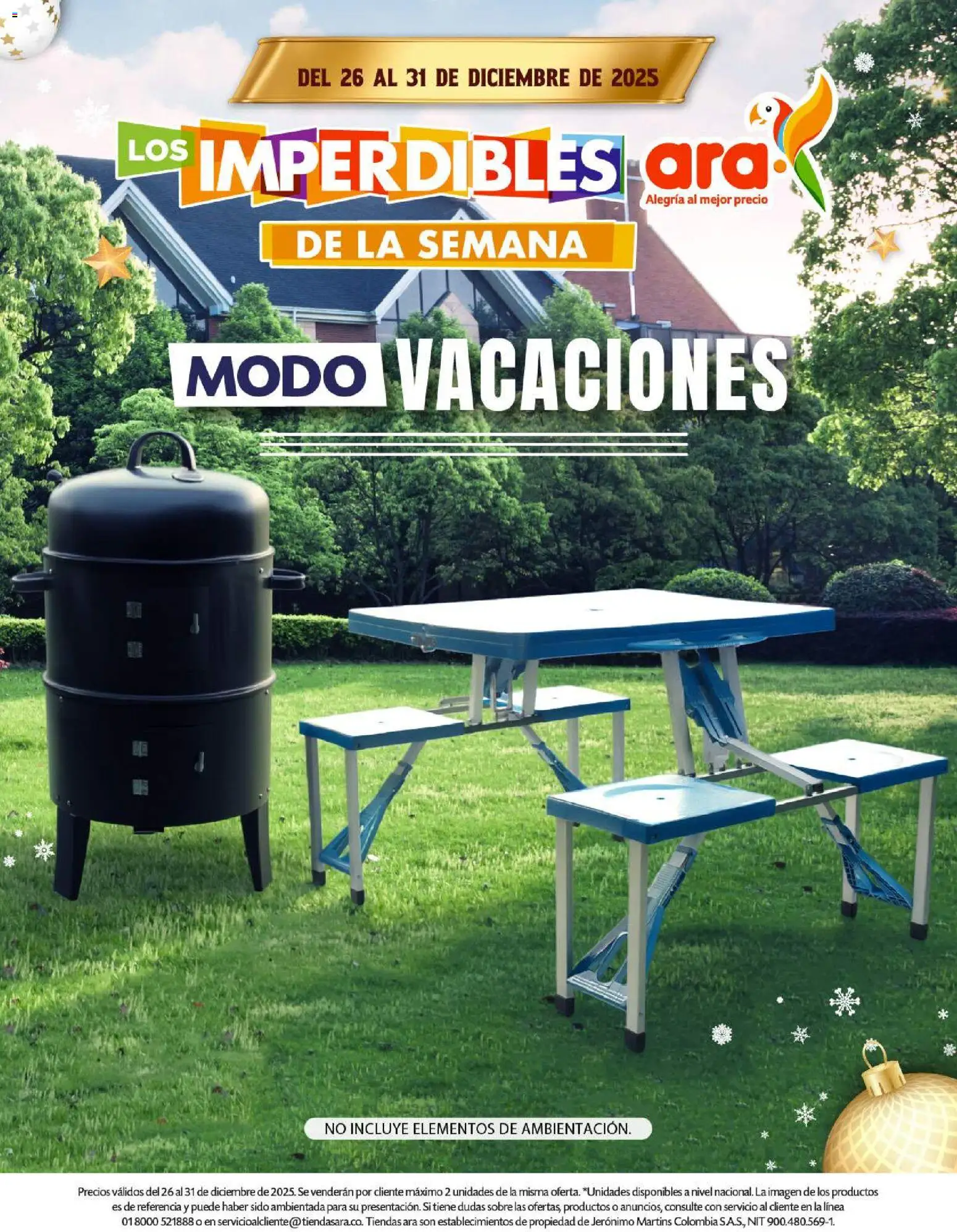  Vista previa del prospecto Imperdibles ara de la semana del almacen Ara válida del 26/12/2025 al 31/12/2025