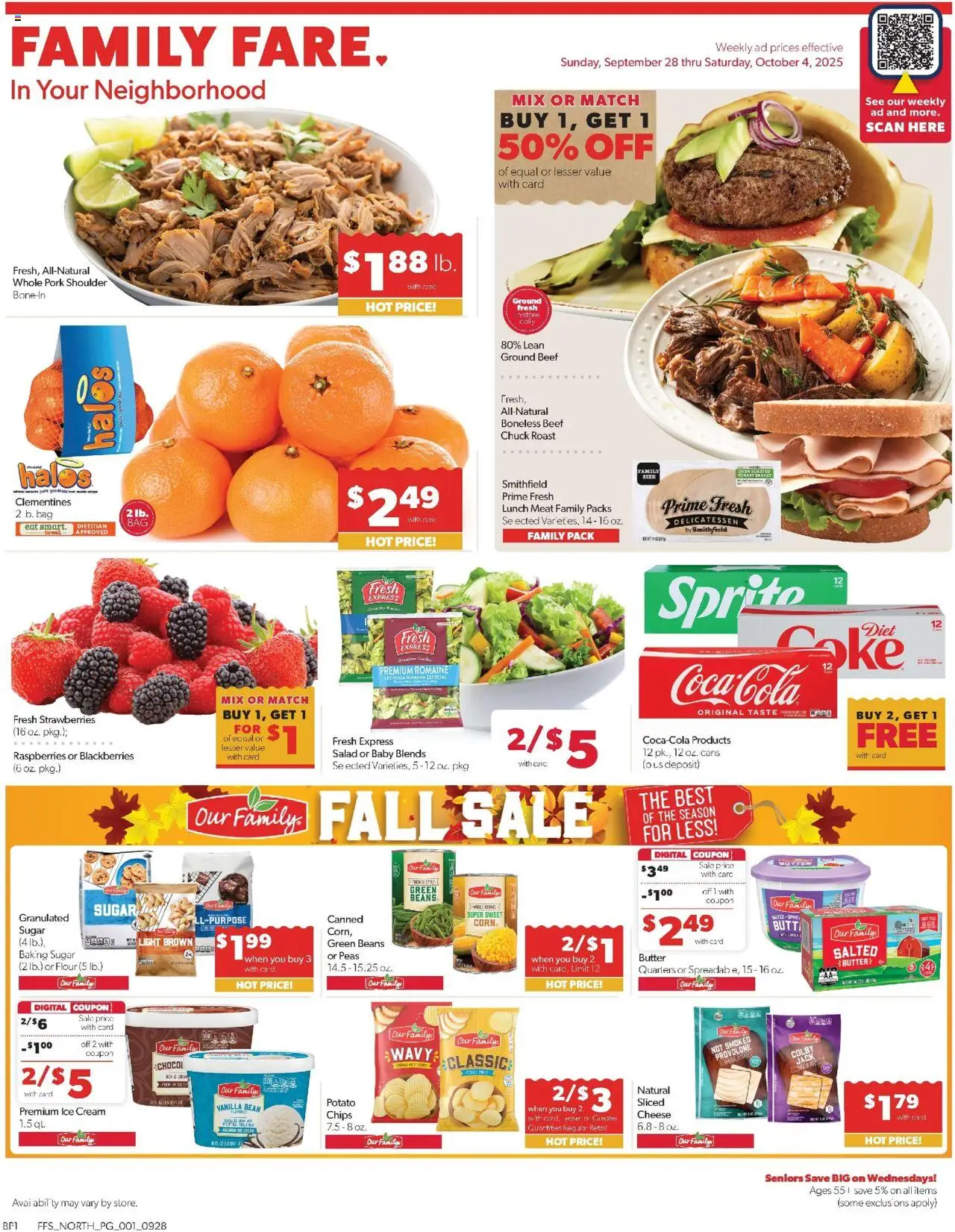 Family Fare Weekly Ad - MI from 09/28/2025 - Flyer - Page number 1