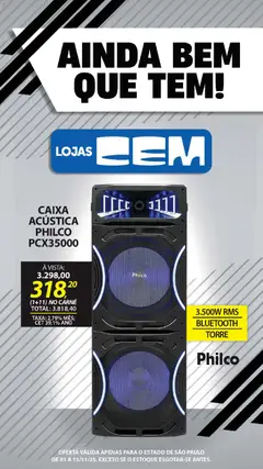 Pré-Visualização do folheto "Ofertas atuais" da loja Lojas Cem válido a partir de 01/11/2025 | Página: 67