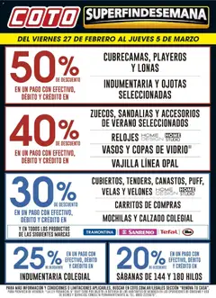 Vista previa del folleto de la tienda Coto válido desde el 27/02/2026 
