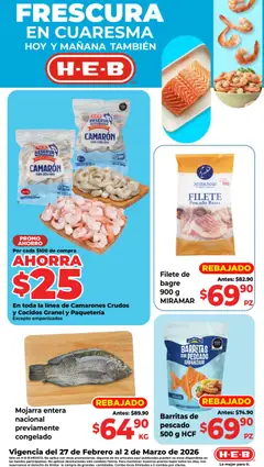 Vista previa las ofertas de la tienda H-E-B - H-E-B folleto desde el 27/02/2026 