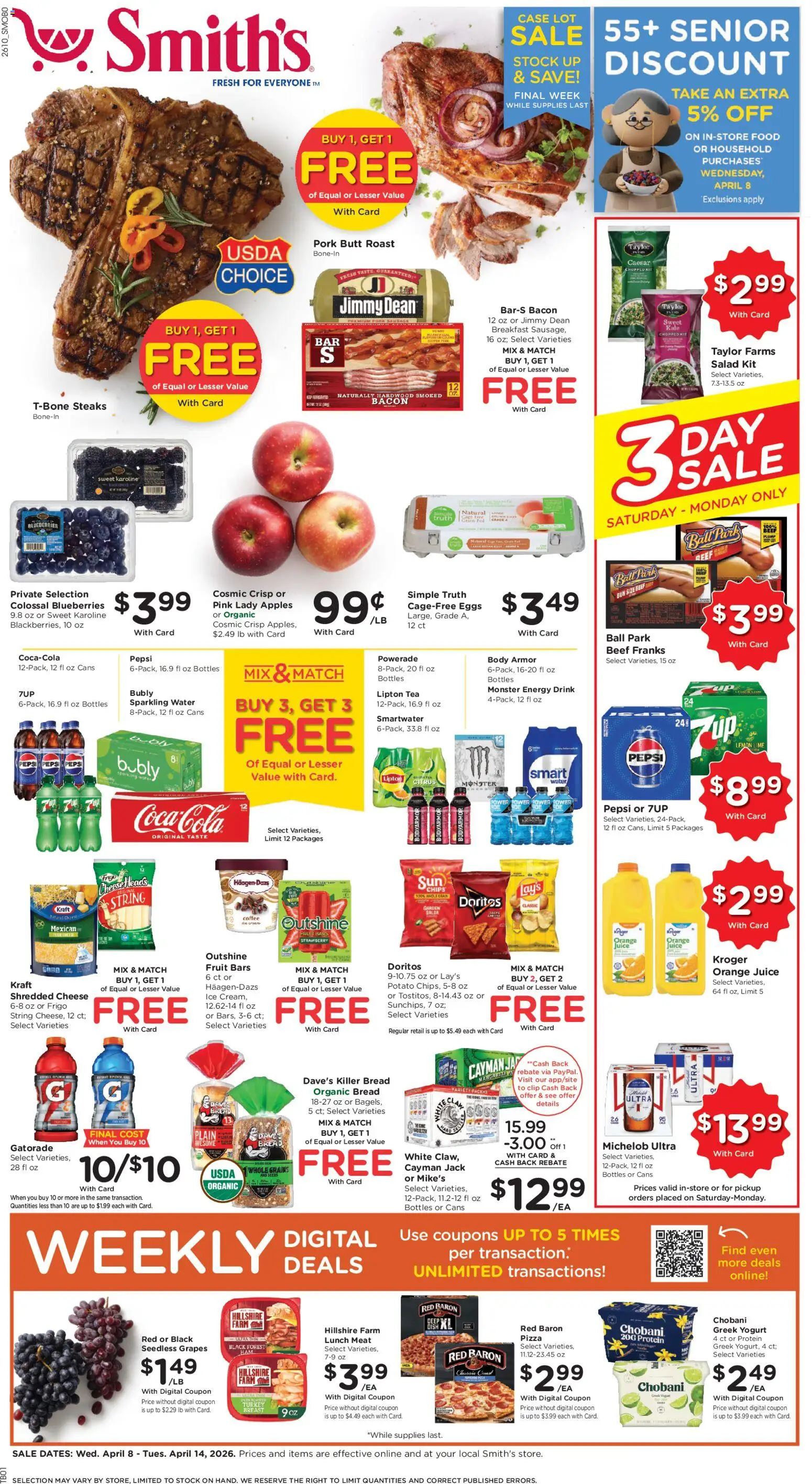 Ad Preview of Smith's Smith's Weekly Ad - ID from 04/08/2026