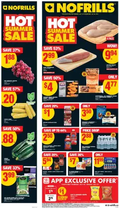 Un aperçu du dépliant Weekly flyer / circulaire du magasin No Frills est valide à partir 24 juill. 2025