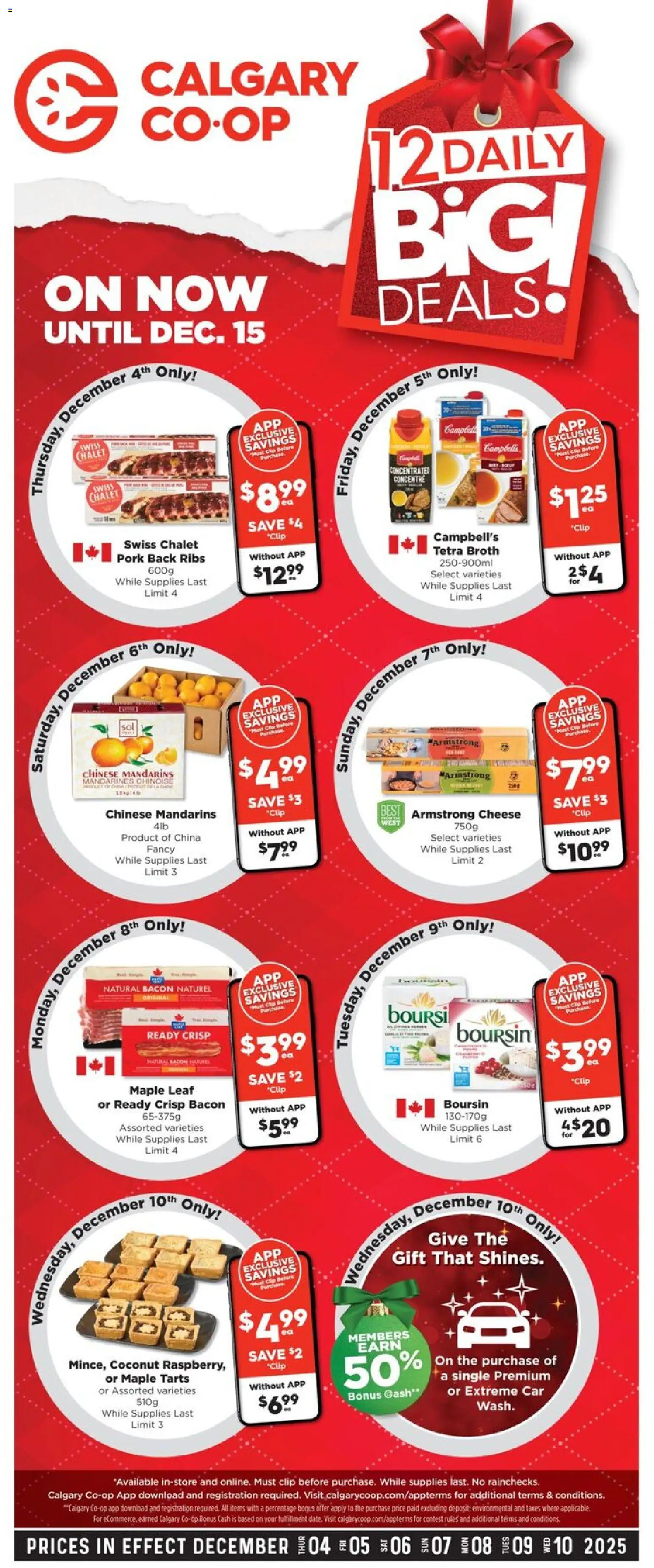 Preview of leaflet Weekly flyer / circulaire from shop Calgary Co-op is valid from Dec 04, 2025