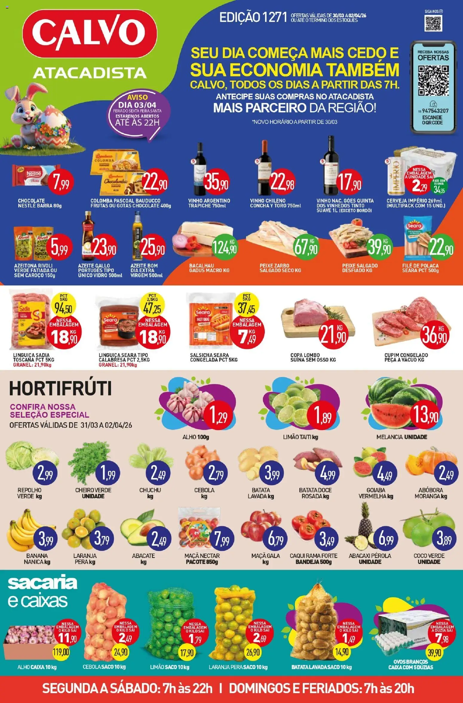 Pré-Visualização do folheto "Calvo Atacadista - Ofertas da semana" da loja Calvo Atacadista válido a partir de 31/03/2026