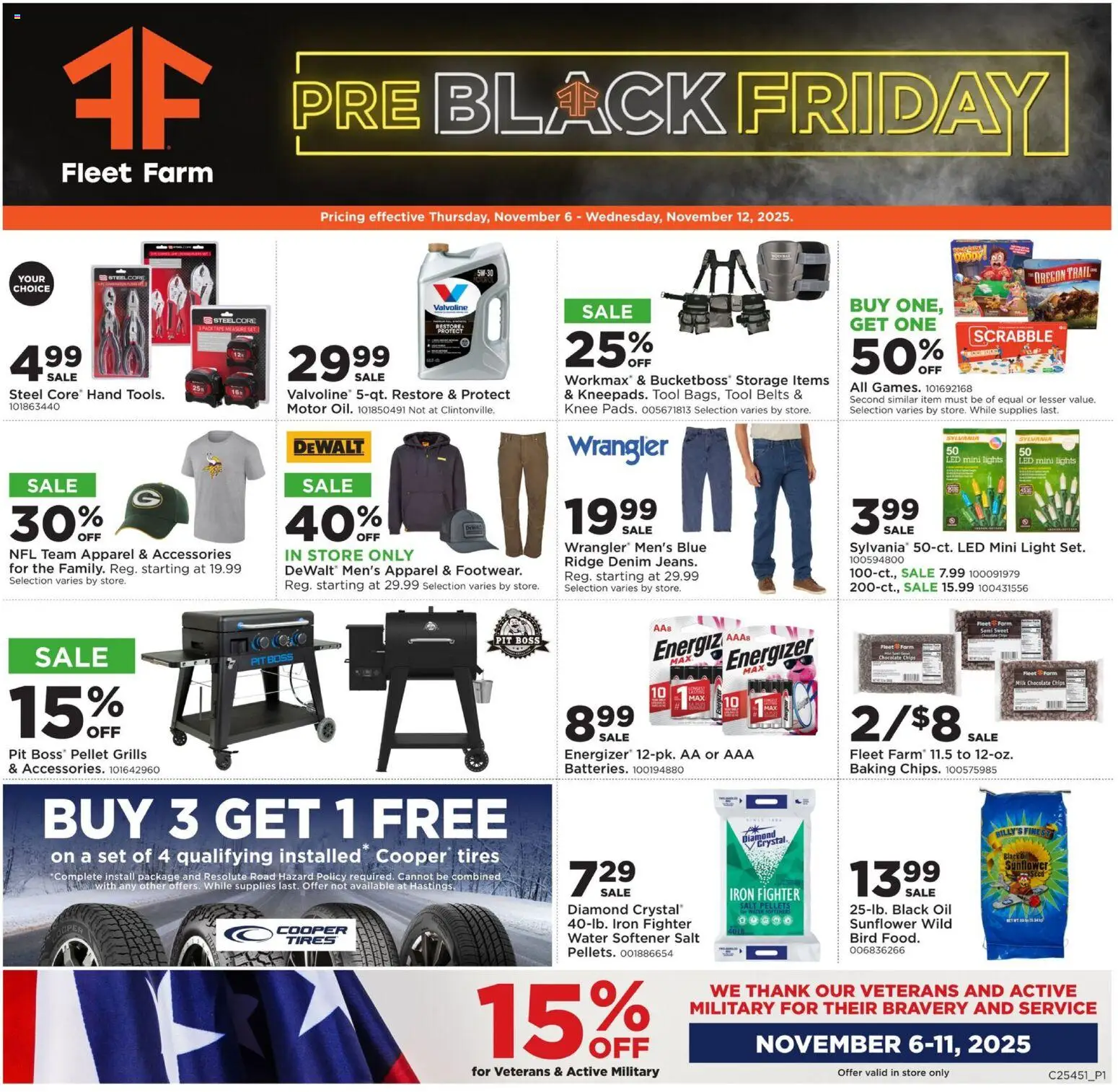 Ad Preview of Mills Fleet Farm Black Friday from 11/06/2025