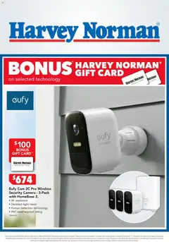 Preview of catalogue Harvey Norman Great Deals on Security, Music Tech & Watches from shop Harvey Norman valid 22 Mar 2026