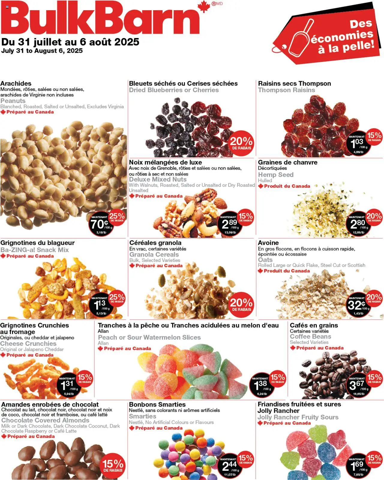 Bulk Barn flyer valid from Jul 31, 2025 - page number 1