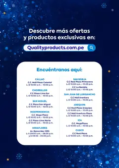 Vista previa de Catálogo de la tienda Quality Products válido desde 10/11/2025 | Página: 5