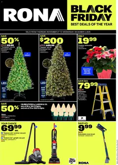 Preview of leaflet Black Friday Flyer from shop Rona is valid from Nov 27, 2025