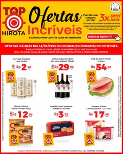 Pré-Visualização do folheto "Hirota Food ofertas Top " da loja Hirota Food válido a partir de 14/03/2026