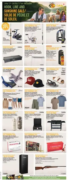 Preview of leaflet Weekly flyer / circulaire from shop Cabelas is valid from Jul 17, 2025