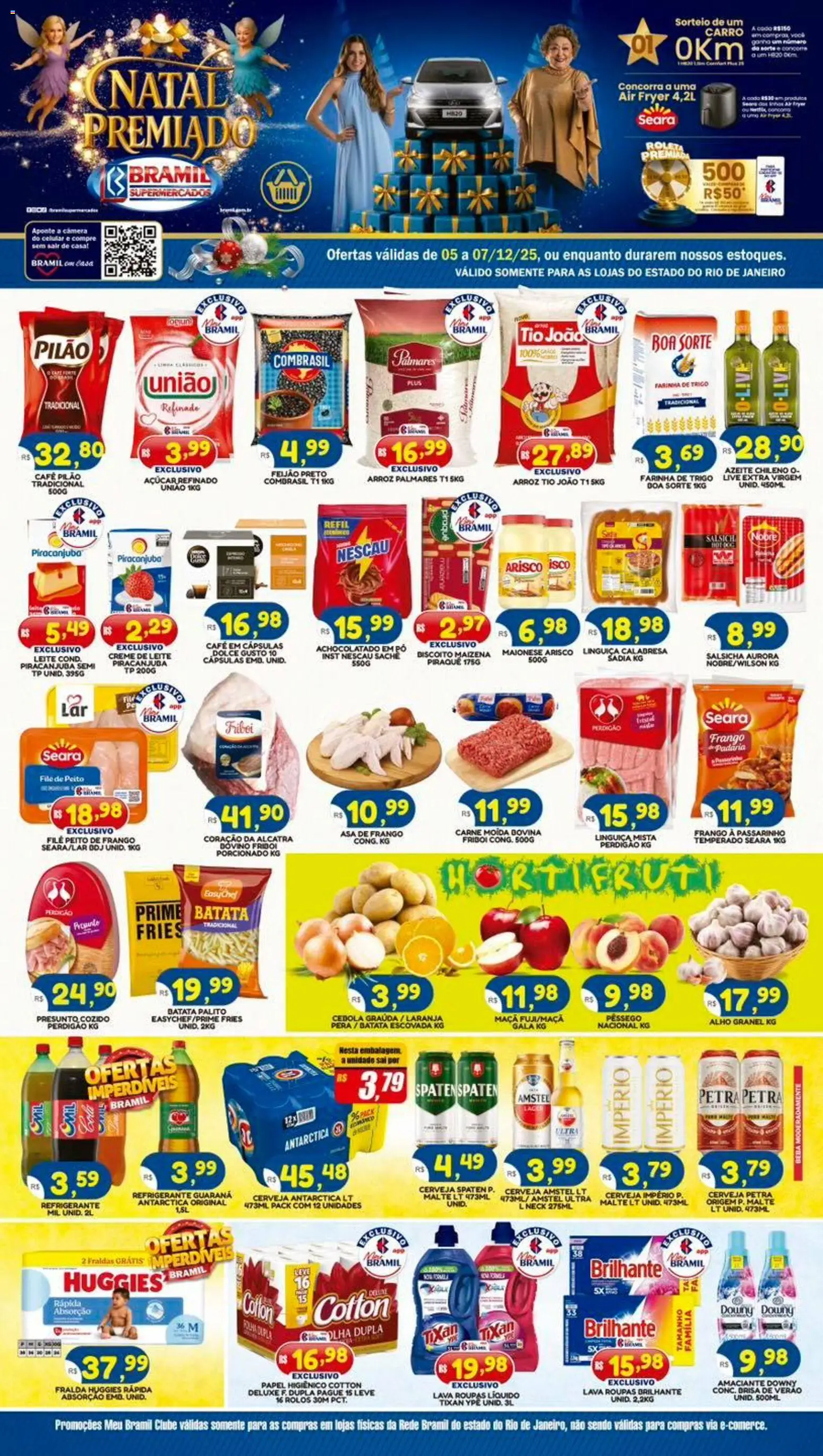Pré-Visualização do folheto "Ofertas da semana" da loja Bramil Supermercados válido a partir de 05/12/2025