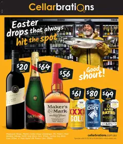 Preview of catalogue Cellarbrations catalogue Exmouth, Newman, Paraburdoo from shop Cellarbrations valid 23/03/2026