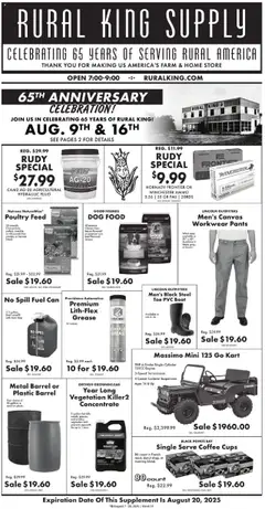 Ad Preview of Rural King Weekly Ad from 08/07/2025