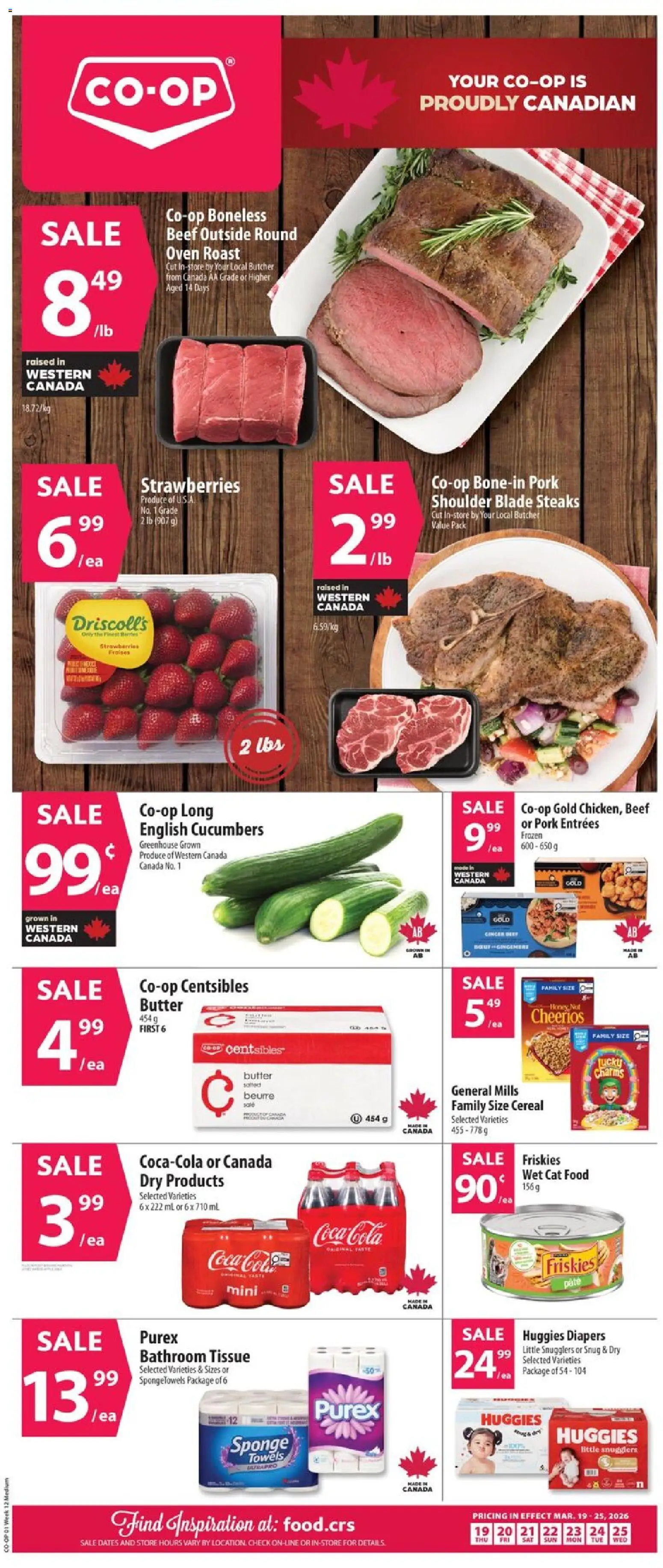 Preview of leaflet Co-op Food weekly flyer / circulaire from shop Co-op Food is valid from Mar 19, 2026