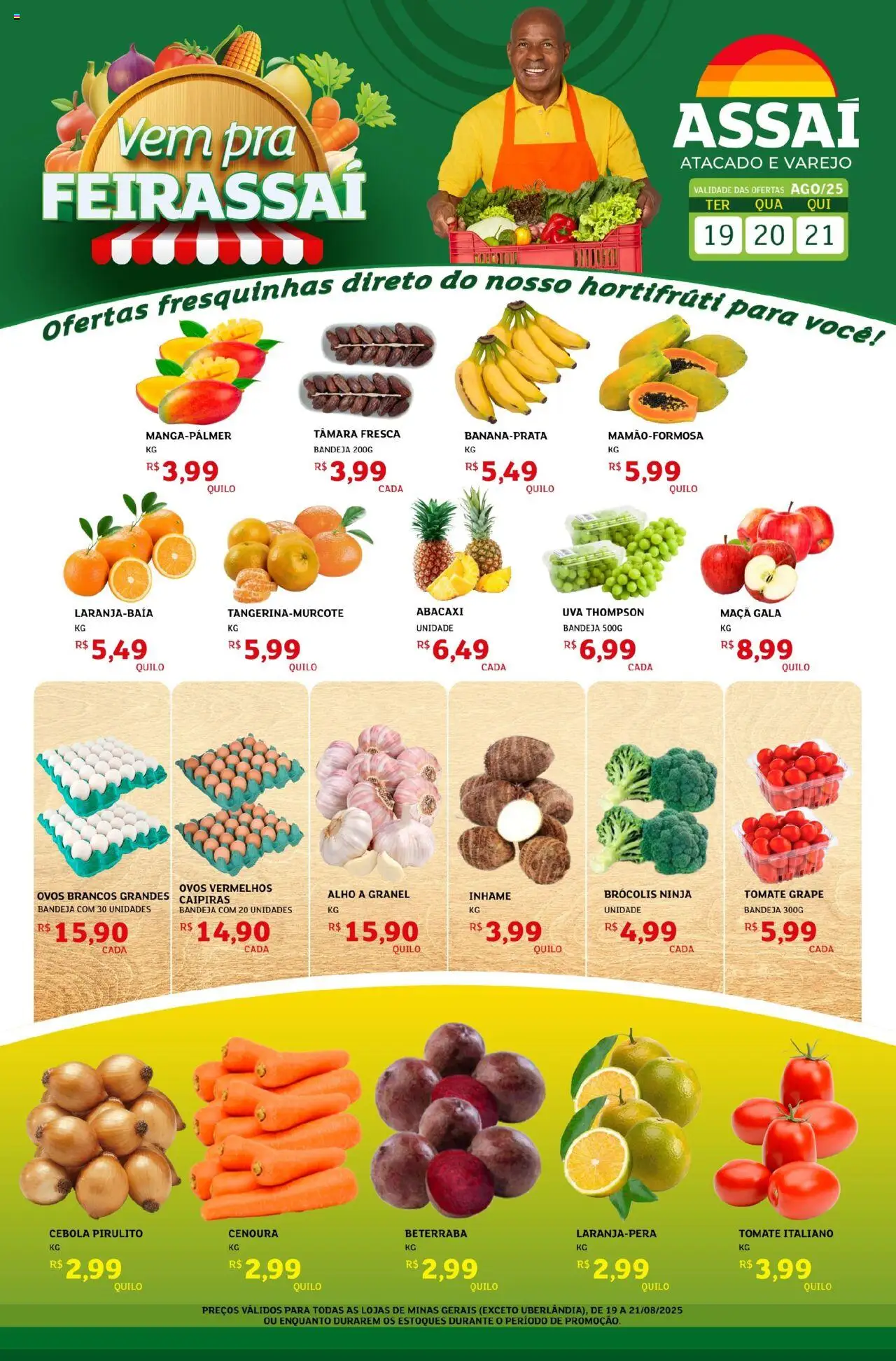 Assaí Atacadista folheto "Encarte - MG" válido a partir de 19/08/2025 - número de página 1