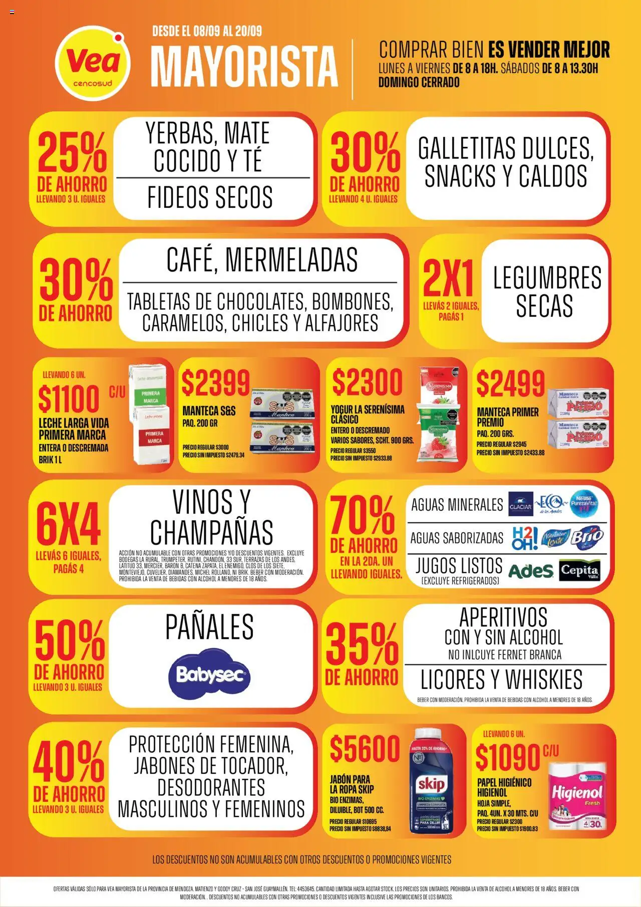 Vea Ofertas - Mendoza del 08/09/2025 >> Catálogo