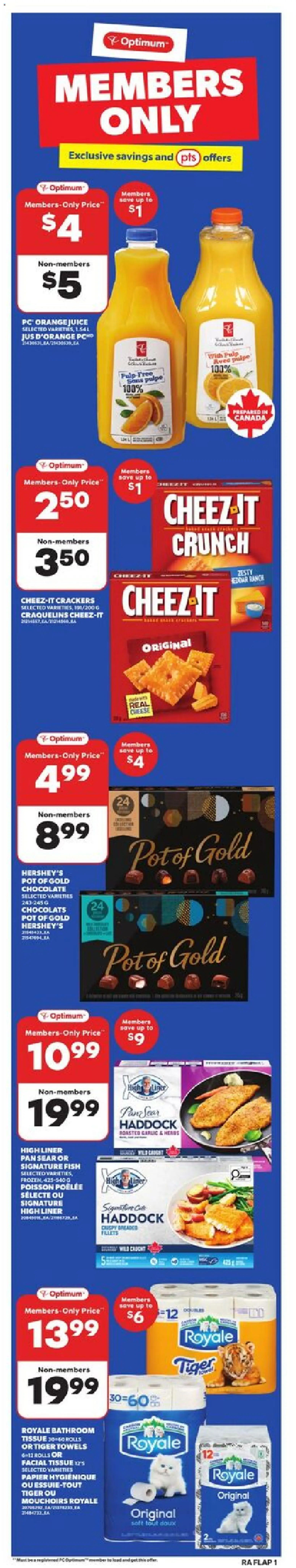 Preview of leaflet Weekly Flyer - PE from shop Atlantic Superstore is valid from Dec 04, 2025 - Fish, Chocolate, Cheese, Crackers, Garlic, Towels