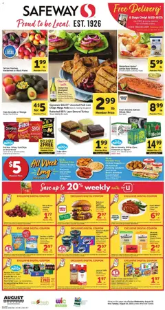 Ad Preview of Safeway Weekly Ad from 08/20/2025