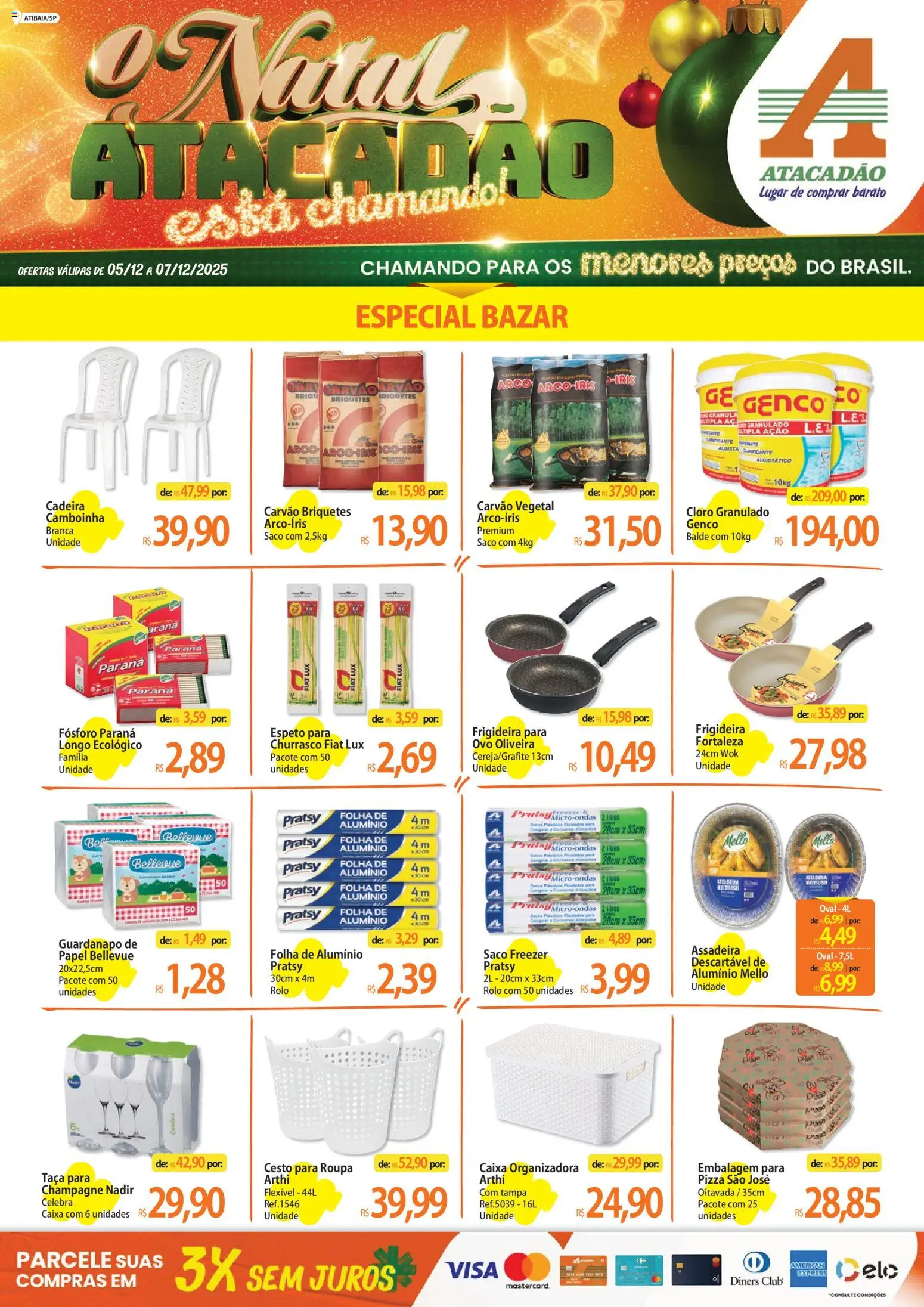 Pré-Visualização do folheto "Ofertas - SP" da loja Atacadão válido a partir de 05/12/2025