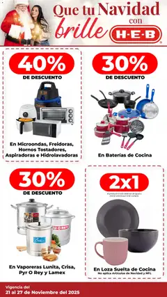 Vista previa las ofertas de la tienda H-E-B - Folleto desde el 21/11/2025 | Página: 9