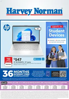 Preview of catalogue BYOD and Gaming laptop Deals from shop Harvey Norman valid 18 Feb 2026