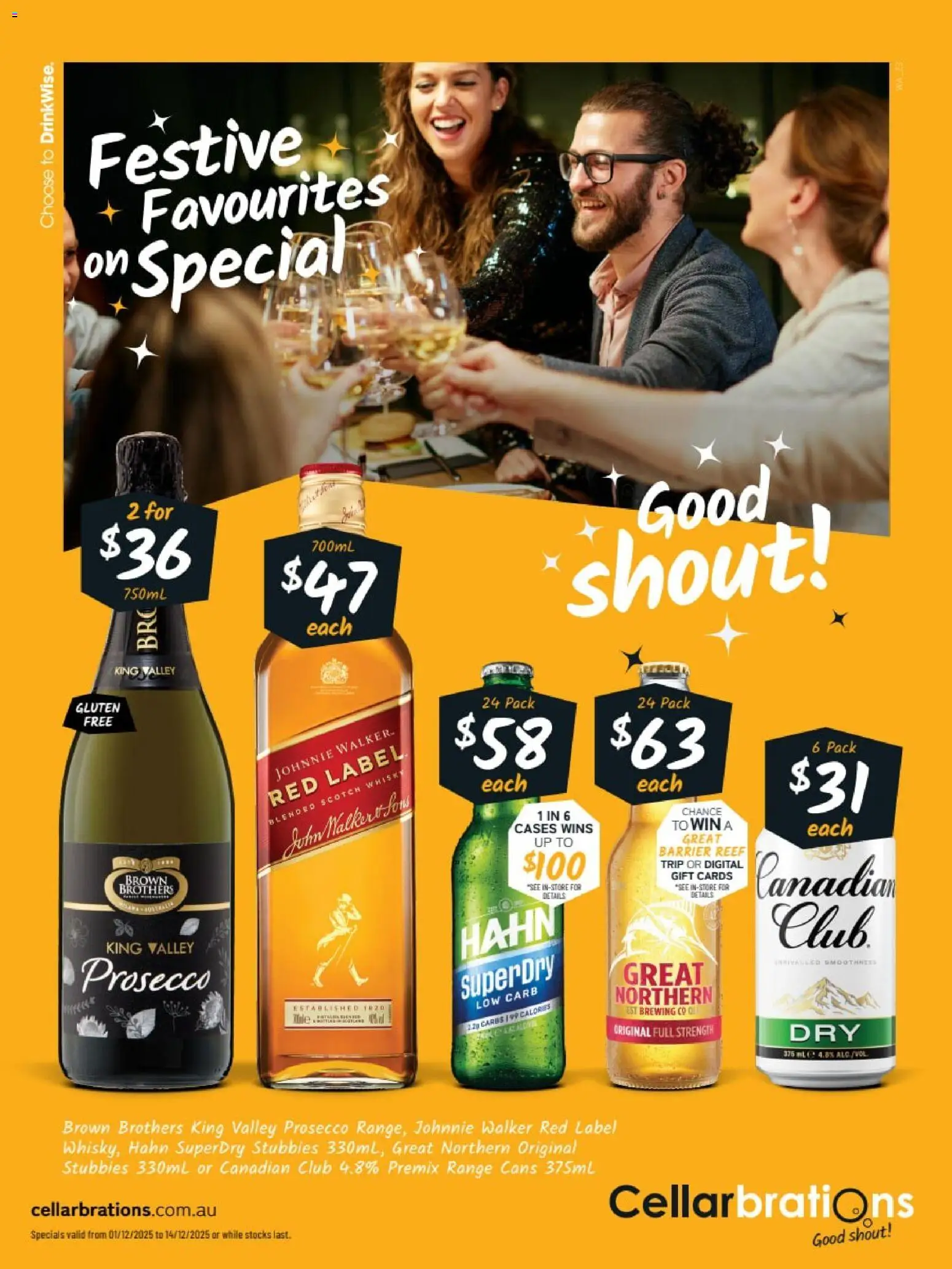 Preview of catalogue Catalogue Exmouth, Newman, Paraburdoo from shop Cellarbrations valid 01/12/2025